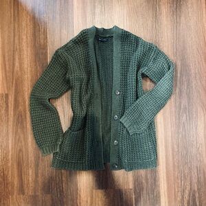 American Eagle Chunky Cable Knit Cardigan